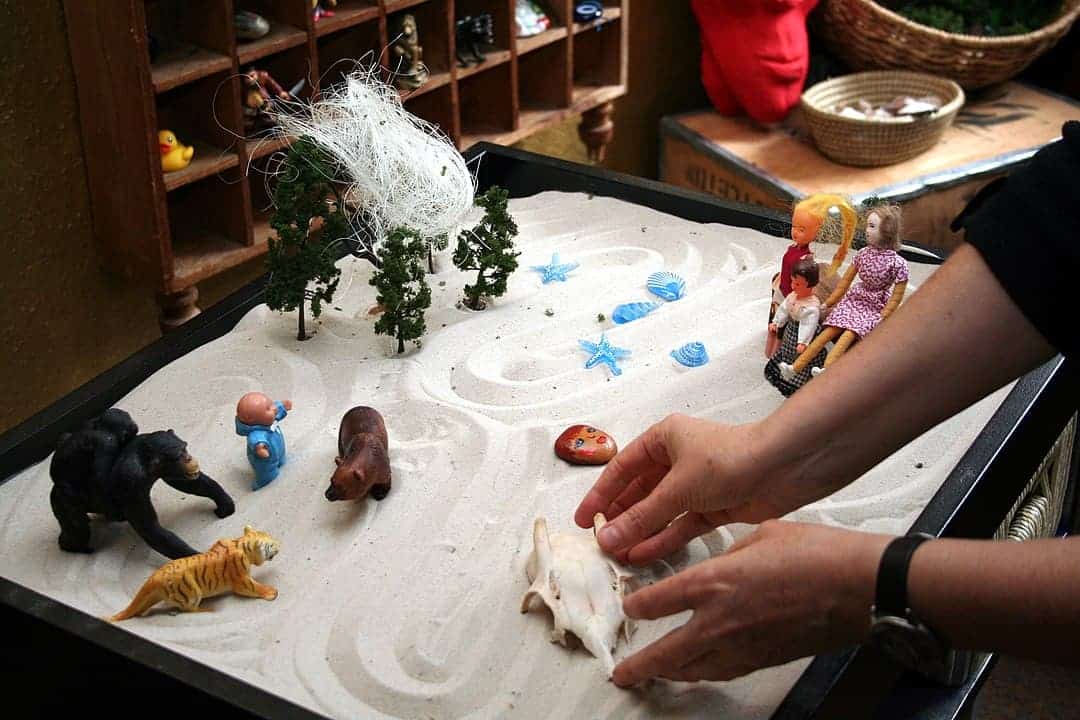 Tecnica de la caja de arena psicologia hernandez psicologos malaga fuengirola Marbella infantil adultos online